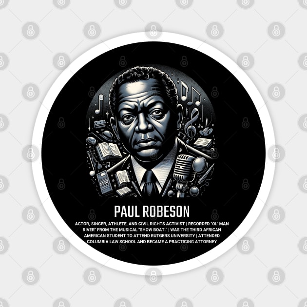 Paul Robeson Magnet by UrbanLifeApparel